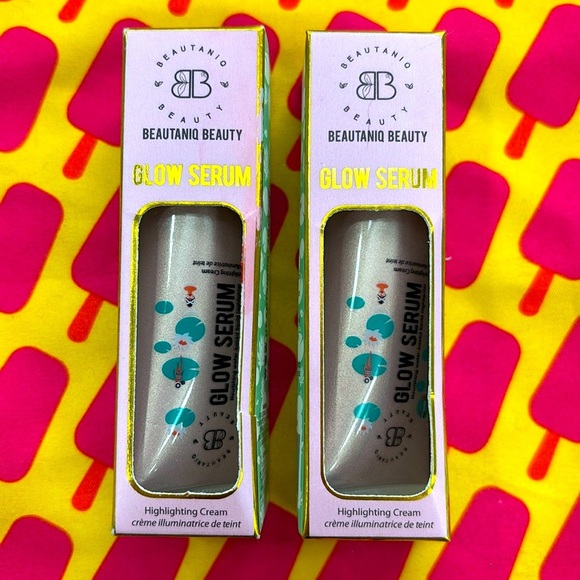 Brand New Set of 2 Beautaniq Beauty Glow Serum Highlighting Cream Morning Dew - Picture 5 of 12